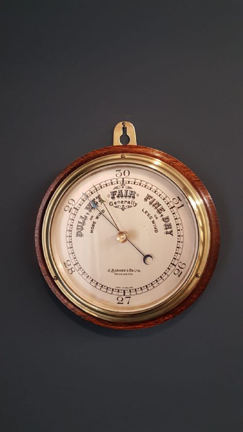 Victorian Barkers Kensington Barometer