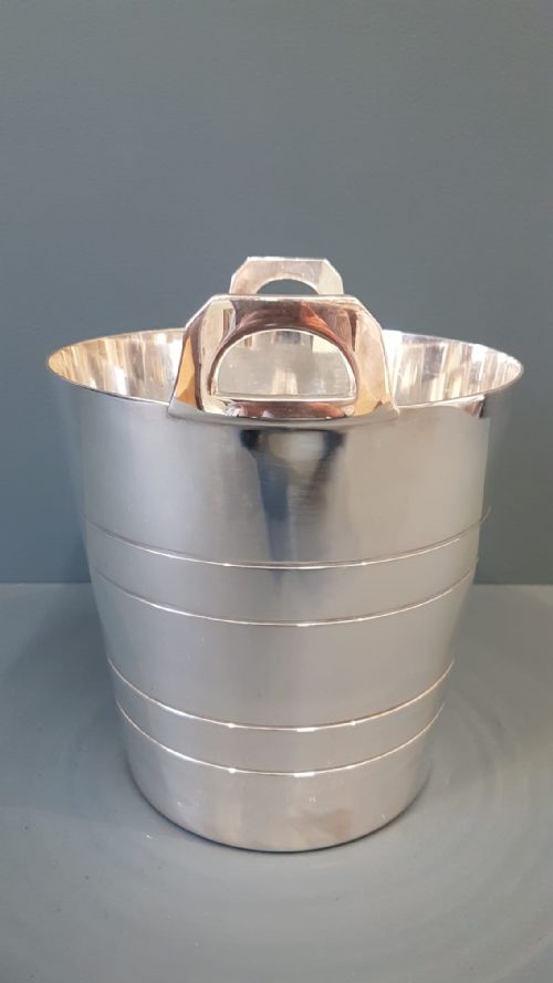 1930S ELKINGTON SILVER PLATED WINE COOLER - ADDITIONAL PHOTO 4