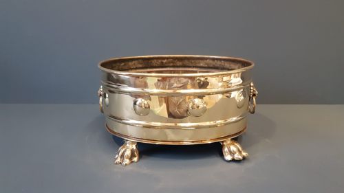 Victorian Oval Brass Planter