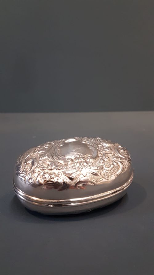 Victorian Silver Soap Box