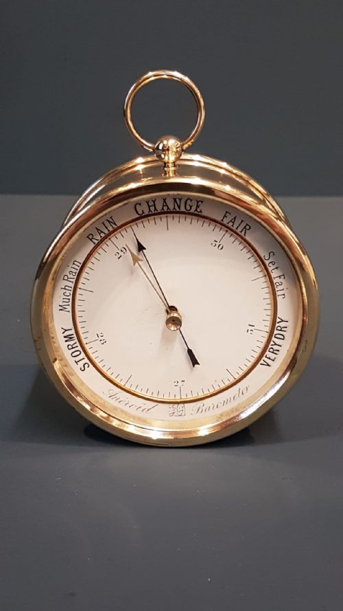 Victorian Desk Top Marine Barometer