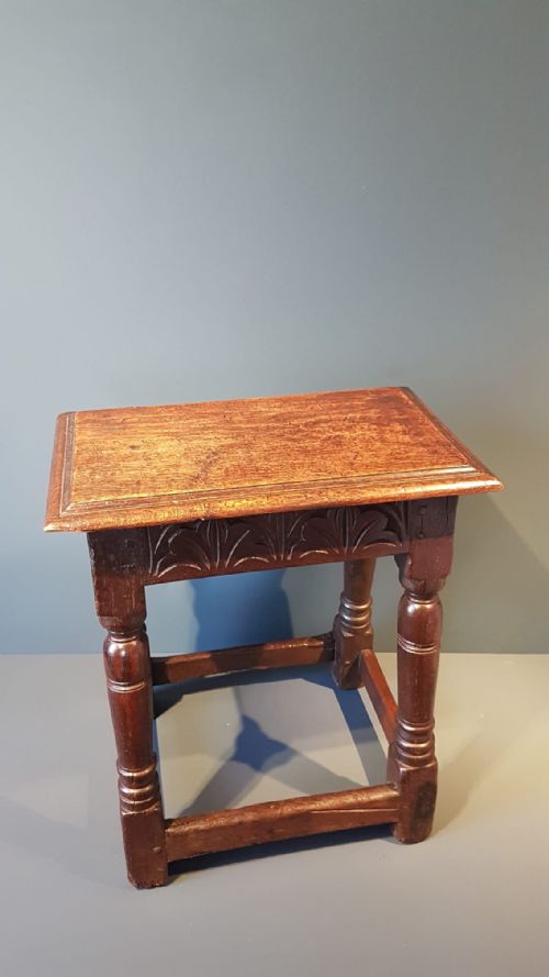 George I Oak Joint Stool