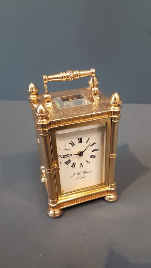 Miniature Carriage Clock by Benson