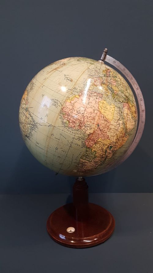 1930'S 14" Paper Mache Globe