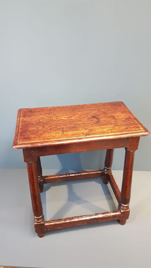 George II Oak Joint Stool