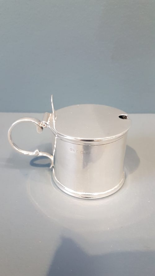 Mid Victorian Silver Mustard Pot by George Unite