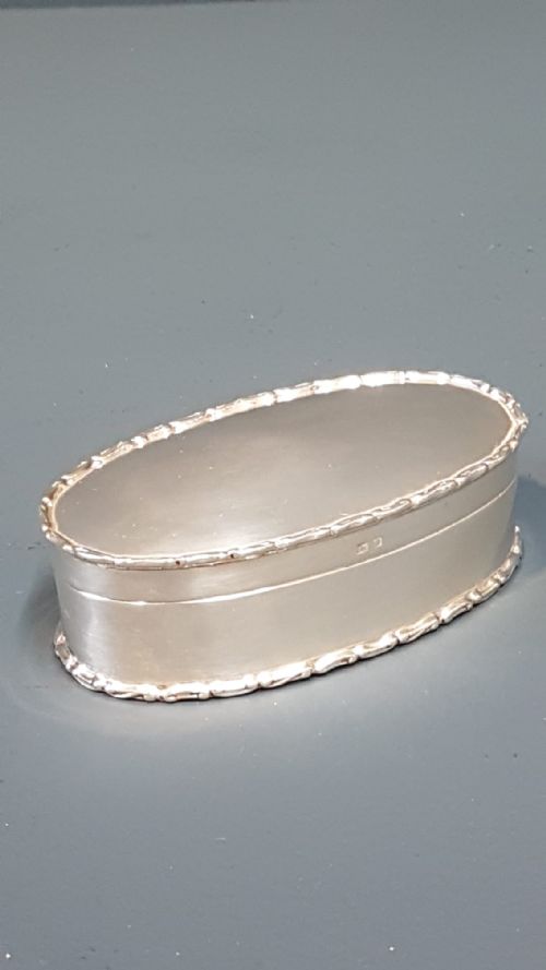 Edwardian Silver Table Snuff