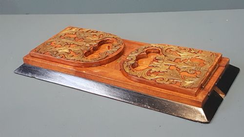 Victorian Walnut Book Slide