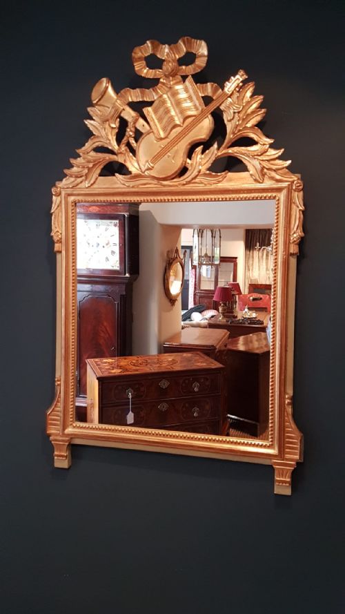 Edwardian Timber Gilt Mirror