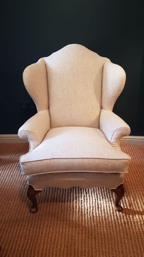 Edwardian Wing Back Arm Chair