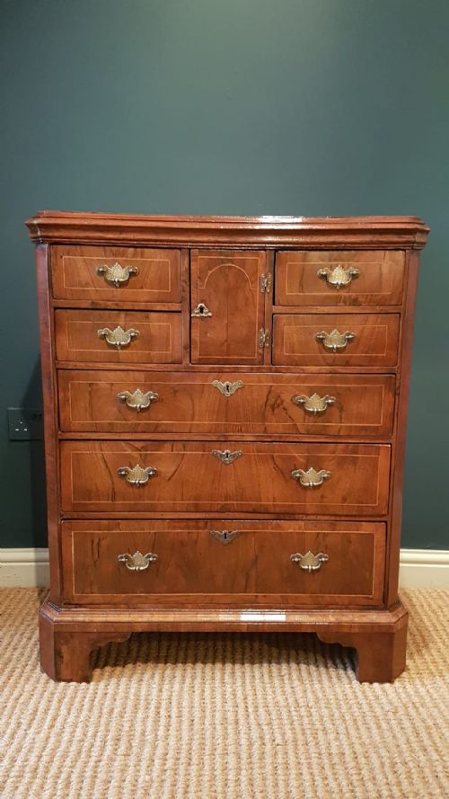 George II Walnut Norfolk Chest