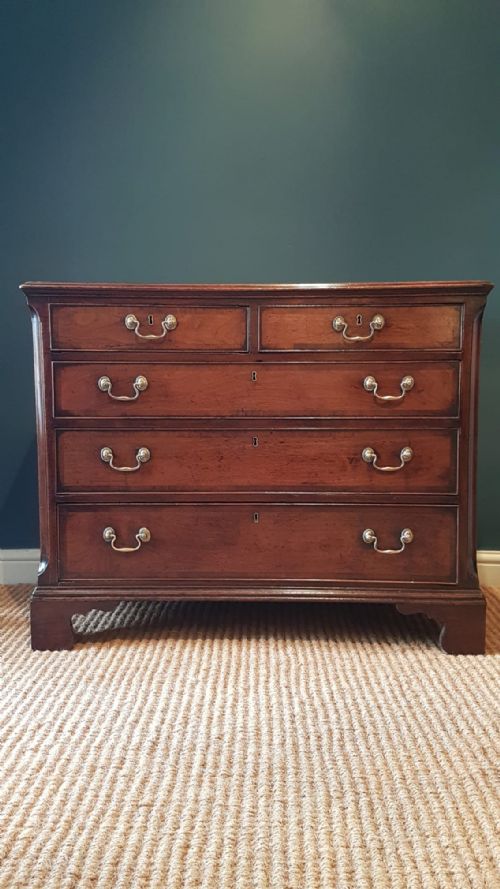 George III Solid Walnut Chest of Drawers