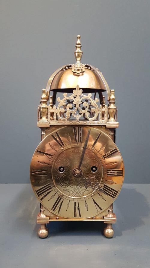 Double Fusee Lantern Clock