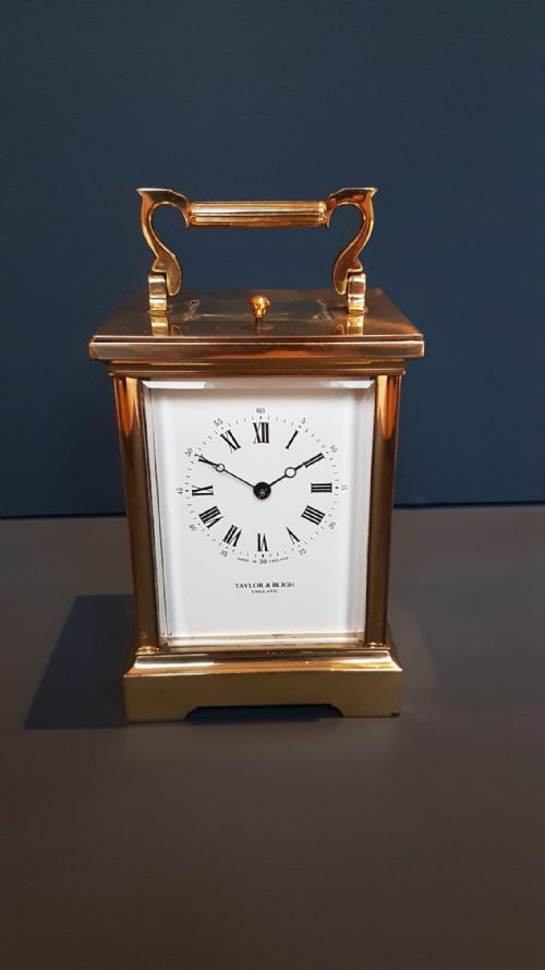 Fine Quality Gilt Brass Striking Carriage Clock