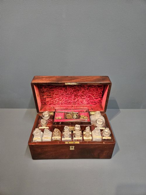 Victorian Mahogany Apothecary Box