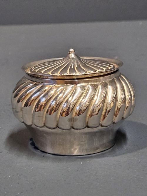Victorian Wyrthen Silver Jar and Cover