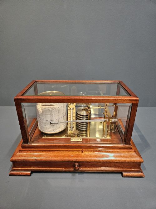 Fine Quality Walnut Cased Barograph by Dollond London