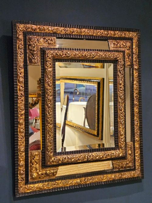 Victorian Cushion Framed Mirror