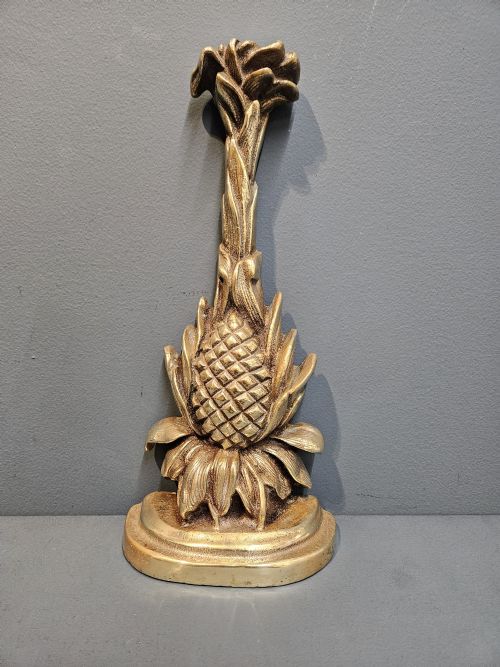 Victorian Brass Pineapple Door Stop