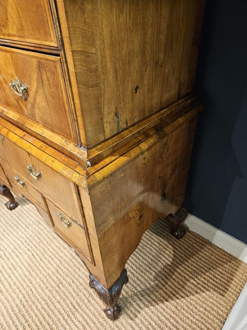 GEORGE I WALNUT CHEST ON STAND - ADDITIONAL PHOTO 1