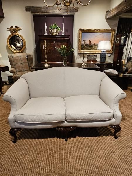 Victorian Lined Covered Sofa
