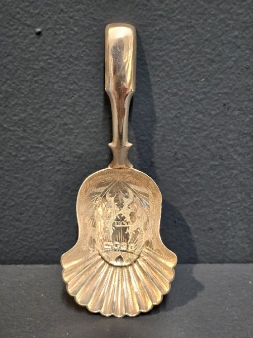 Fine Quality Victorian Silver Caddy Spoon