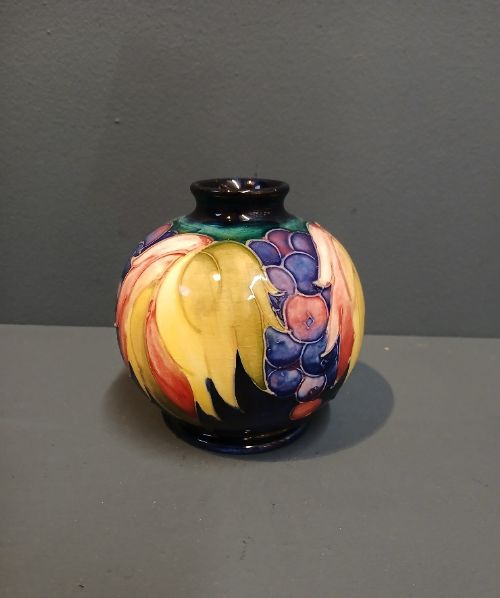 Moorcroft Leaf & Berries Globular Vase