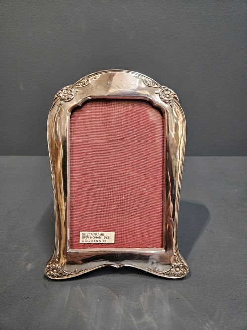 SILVER FLORAL BOARDER PHOTO FRAME - ADDITIONAL PHOTO 9