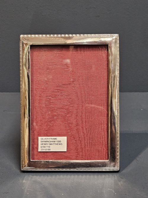 George V Silver Photo Frame