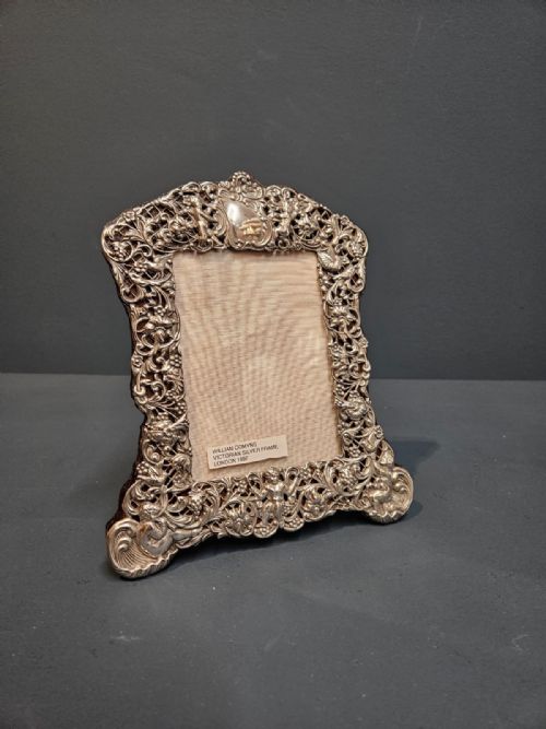 Victorian Silver Photo Frame by William Comyns