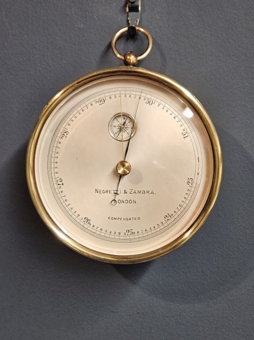 Negretti & Zambra Marine Barometer with Compass