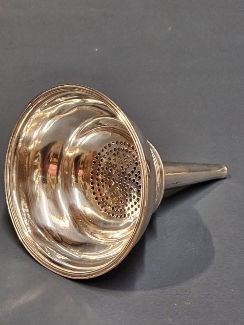 Georgian Silver Wine Funnel