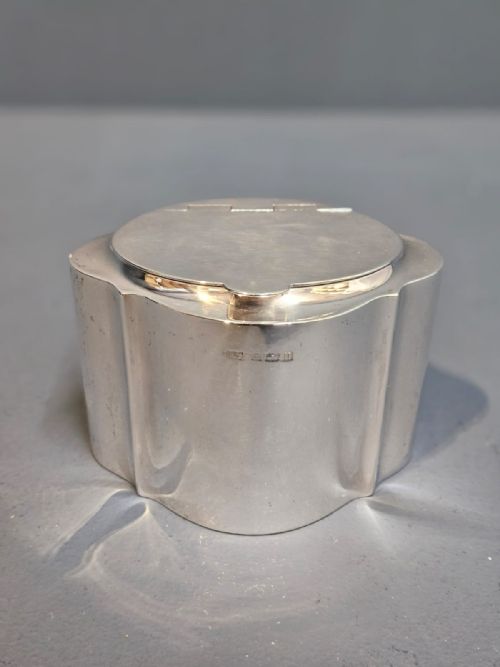 George V Silver Tea Caddy
