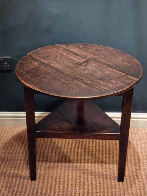 George III Oak Cricket Table