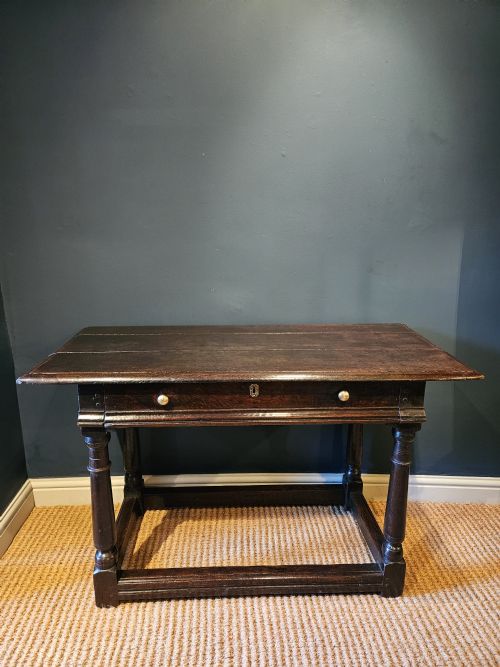 James II Oak Side Table
