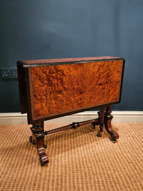 Victorian Amboyna Sutherland Table