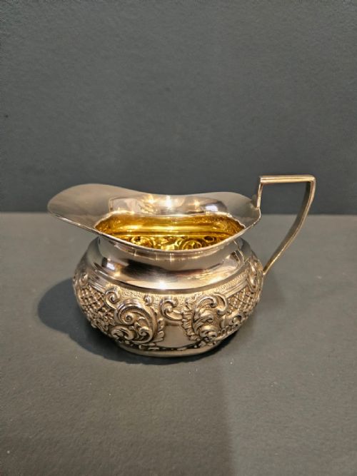 Edwardian Silver Cream Jug