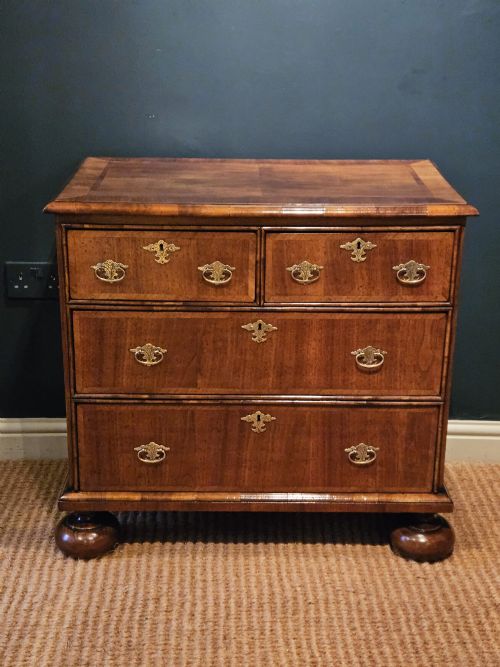 Small William and Mary Walnut Chest