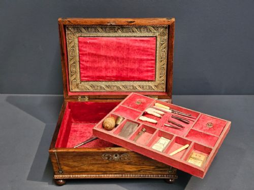 Regency Rosewood Sewing Box