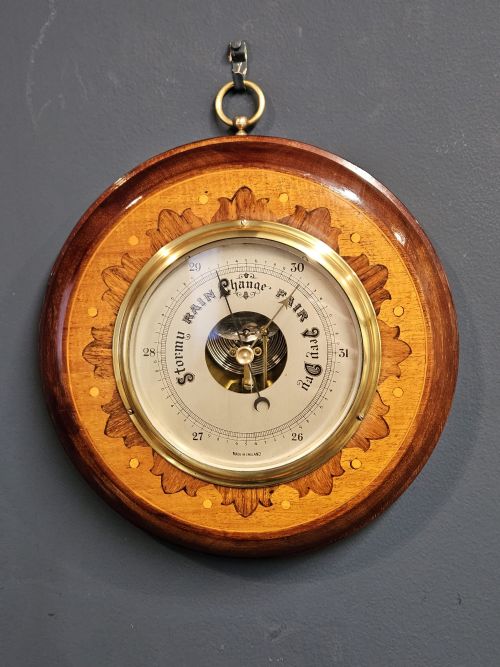 Edwardian Inlaid Barometer
