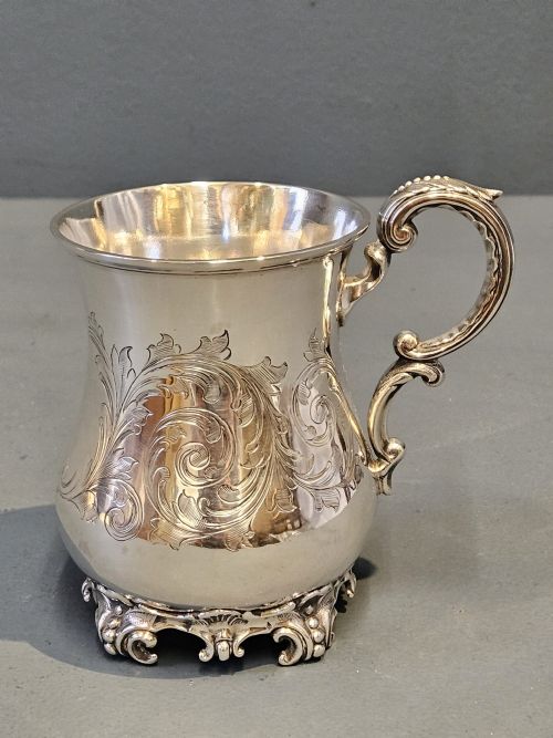 Early Victorian Sheffield Silver Tankard