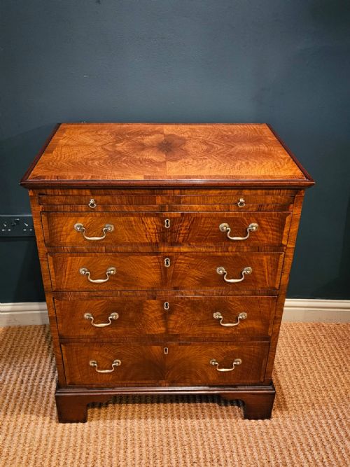 George III Walnut Chest of Drawers