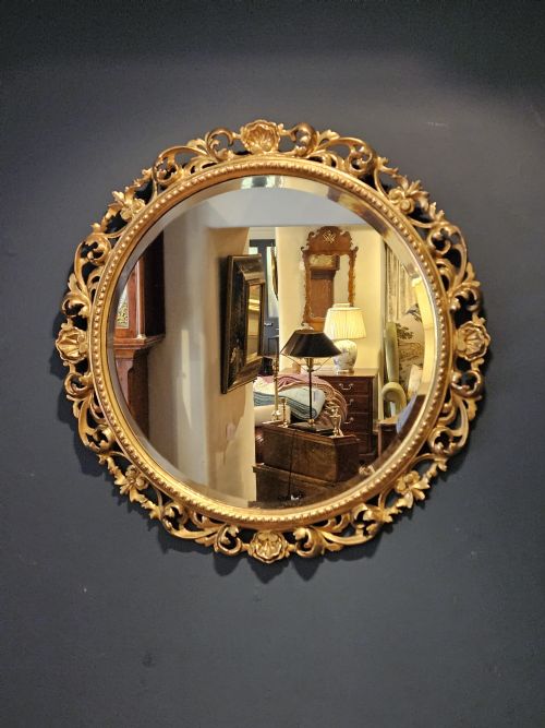 Victorian Timber Gilt Florentine Mirror
