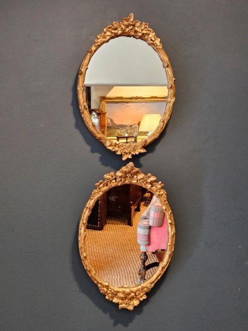 Matching Pair of Victorian Timber Gilt Mirrors