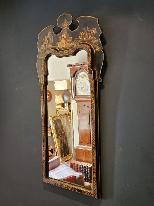 LATE VICTORIAN CHINOISERIE FRAMED MIRROR - ADDITIONAL PHOTO 1