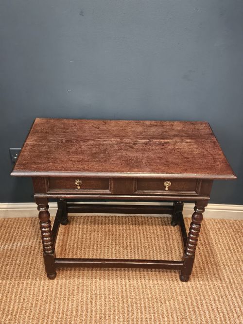 GEORGE I SINGLE DRAWER SIDE TABLE - ADDITIONAL PHOTO 1