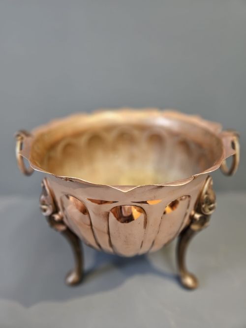 Quality Art Nouveau Copper Planter