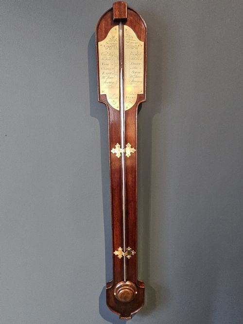 Primitive James Pratt Askrigg Wensleydale Stick Barometer