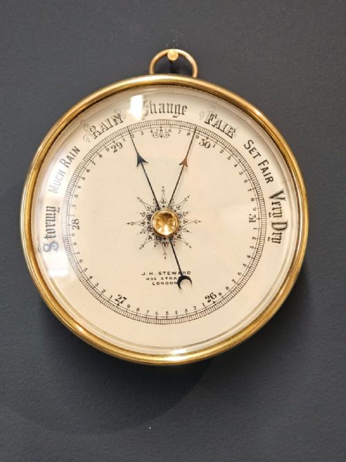 Victorian Marine Barometer by Steward of London