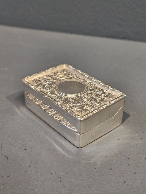 Fine Quality Edwardian Silver Table Snuff